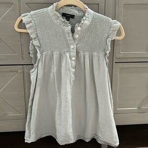 J Crew sleeveless gauze top